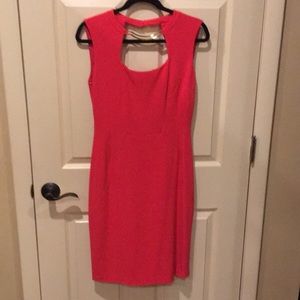 Bcbg coral color dress